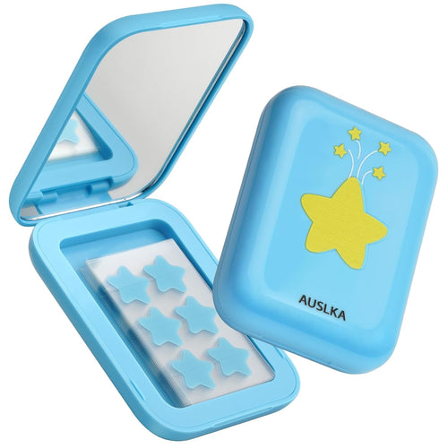 Star Pimple Patches - 150 Count - Hydrocolloid Pimple Patches,Cute Star Shape, Blue Colors,Spot Stickers for Face and Skin,Temporary Mirror